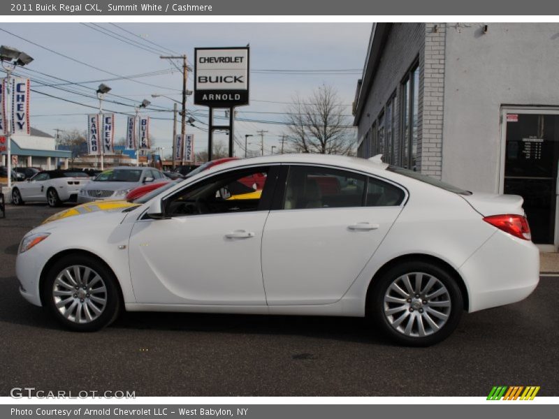 Summit White / Cashmere 2011 Buick Regal CXL
