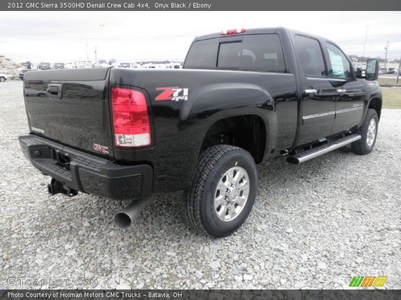 Onyx Black / Ebony 2012 GMC Sierra 3500HD Denali Crew Cab 4x4