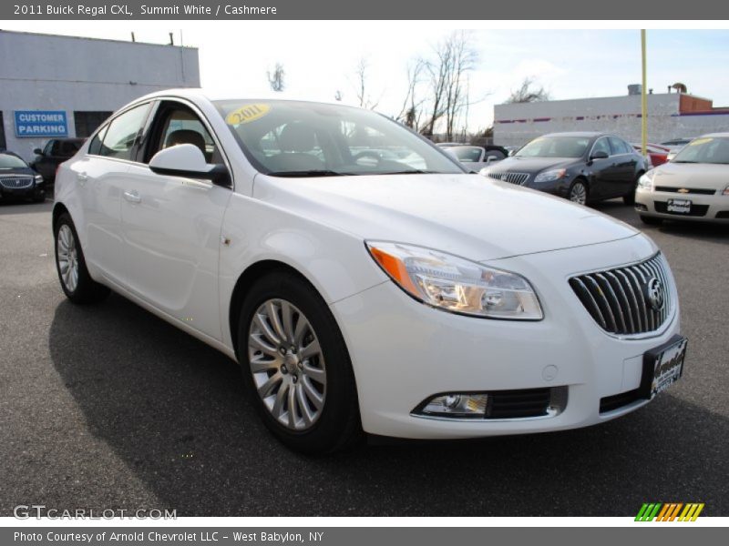 Summit White / Cashmere 2011 Buick Regal CXL