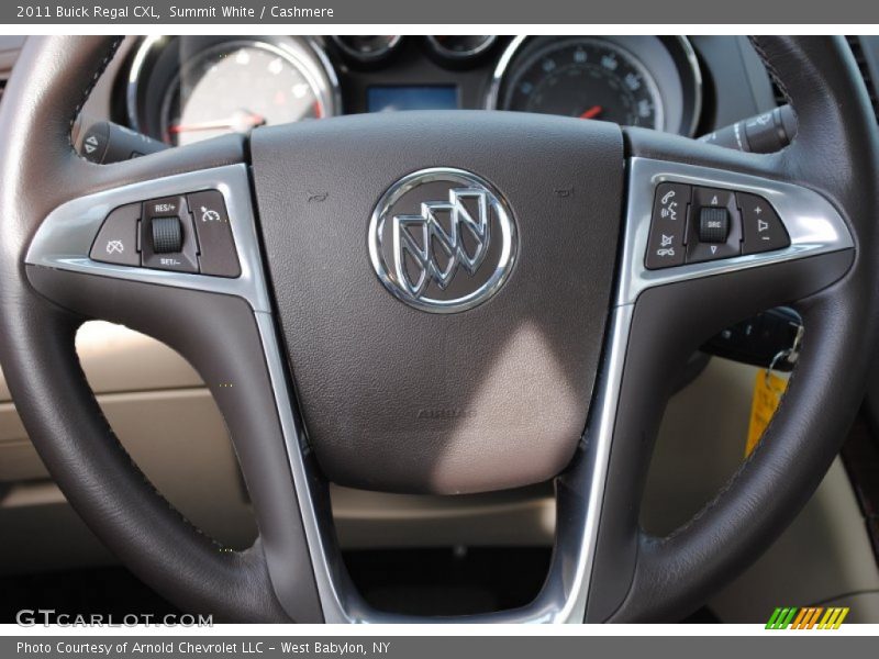 Summit White / Cashmere 2011 Buick Regal CXL
