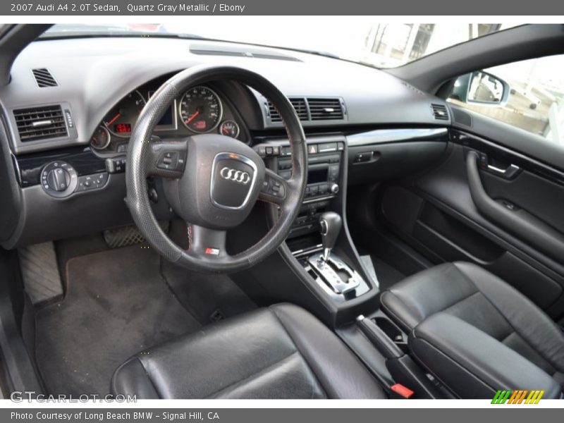 Ebony Interior - 2007 A4 2.0T Sedan 