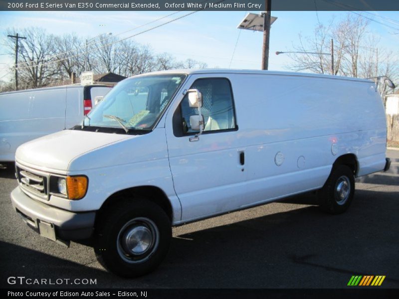 Oxford White / Medium Flint Grey 2006 Ford E Series Van E350 Commercial Extended