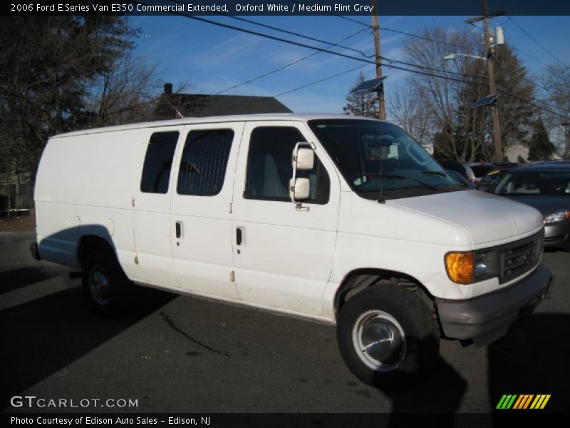 Oxford White / Medium Flint Grey 2006 Ford E Series Van E350 Commercial Extended