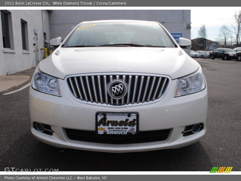 White Diamond Tricoat / Cocoa/Cashmere 2011 Buick LaCrosse CXL