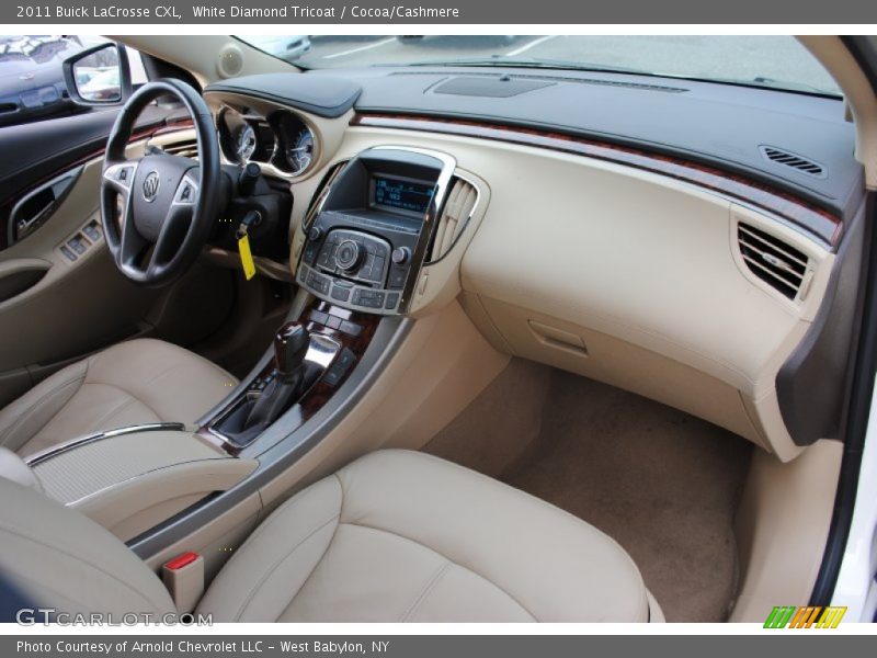 White Diamond Tricoat / Cocoa/Cashmere 2011 Buick LaCrosse CXL