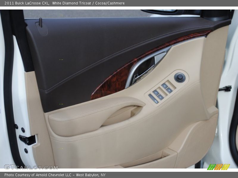 White Diamond Tricoat / Cocoa/Cashmere 2011 Buick LaCrosse CXL