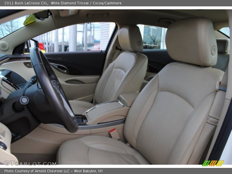 White Diamond Tricoat / Cocoa/Cashmere 2011 Buick LaCrosse CXL
