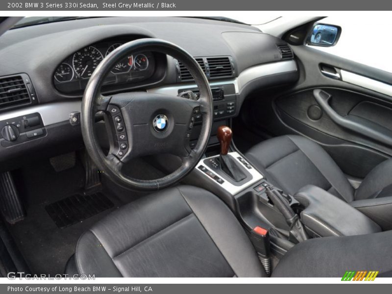 Black Interior - 2002 3 Series 330i Sedan 