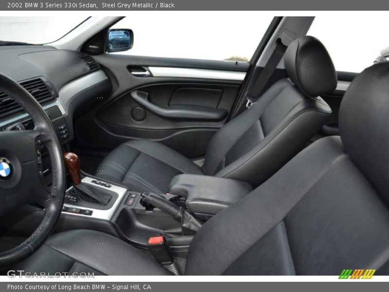  2002 3 Series 330i Sedan Black Interior
