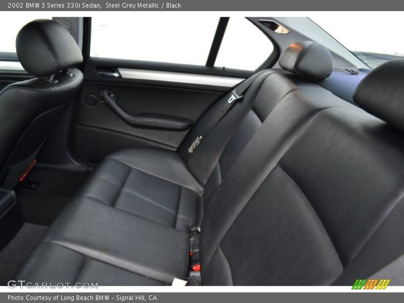  2002 3 Series 330i Sedan Black Interior