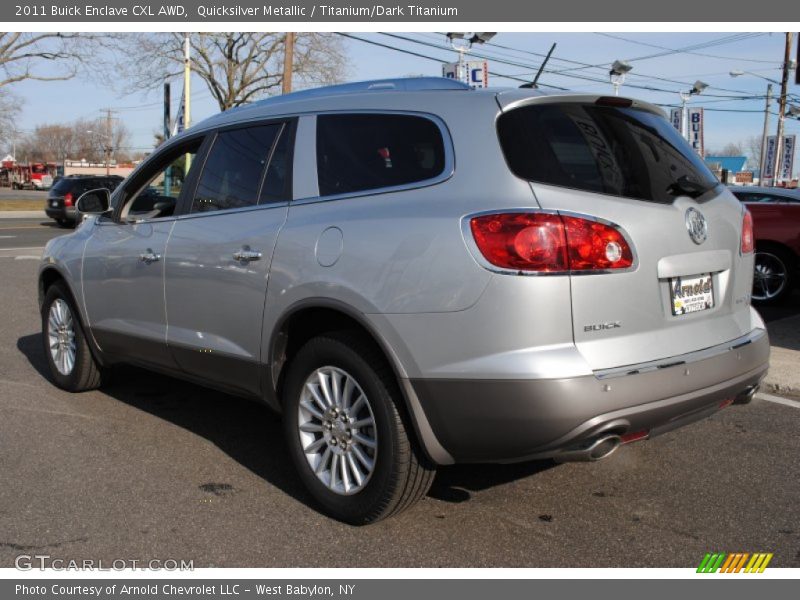 Quicksilver Metallic / Titanium/Dark Titanium 2011 Buick Enclave CXL AWD