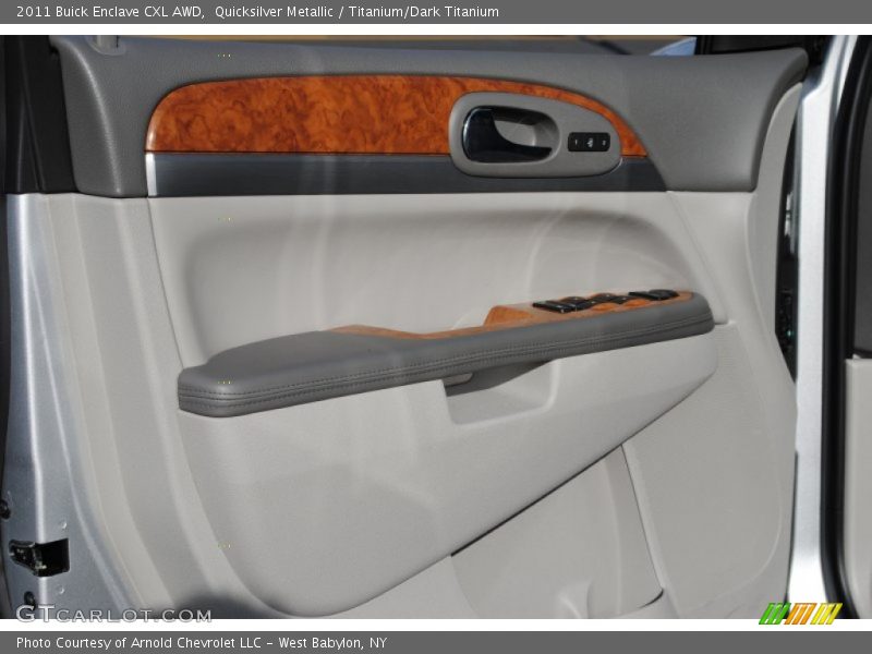 Quicksilver Metallic / Titanium/Dark Titanium 2011 Buick Enclave CXL AWD