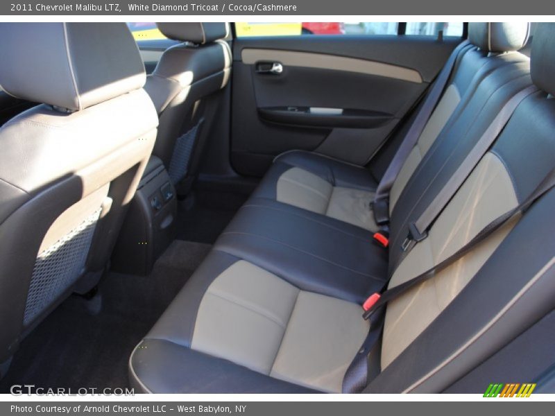 White Diamond Tricoat / Cocoa/Cashmere 2011 Chevrolet Malibu LTZ