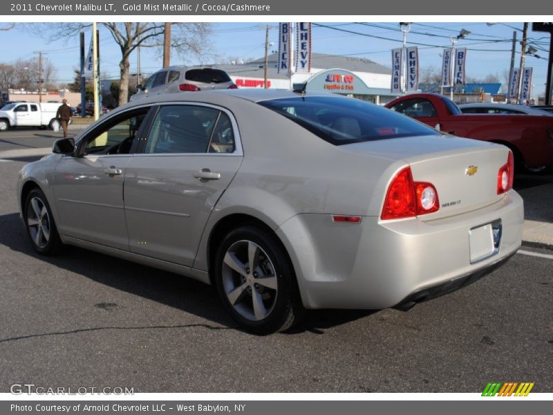Gold Mist Metallic / Cocoa/Cashmere 2011 Chevrolet Malibu LT