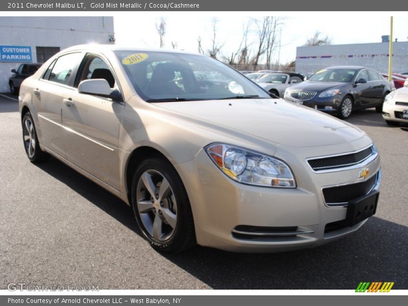 Gold Mist Metallic / Cocoa/Cashmere 2011 Chevrolet Malibu LT
