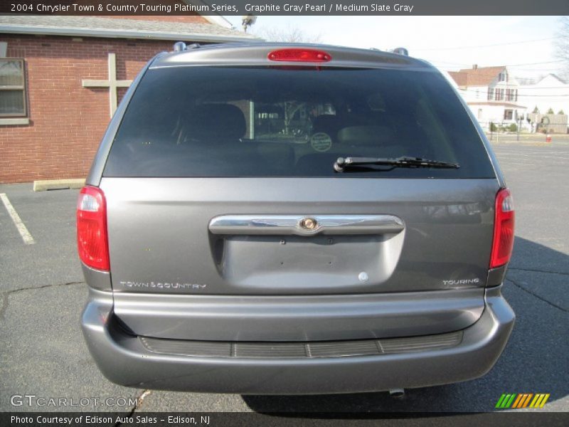 Graphite Gray Pearl / Medium Slate Gray 2004 Chrysler Town & Country Touring Platinum Series