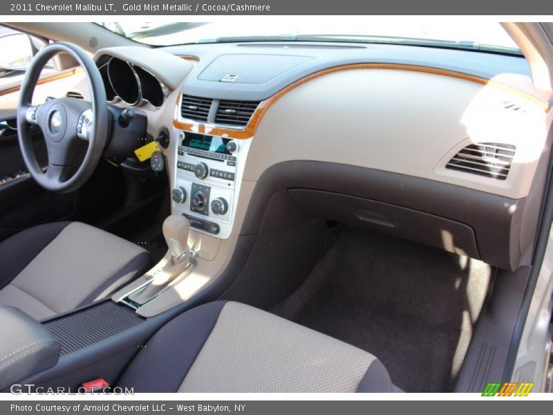 Gold Mist Metallic / Cocoa/Cashmere 2011 Chevrolet Malibu LT