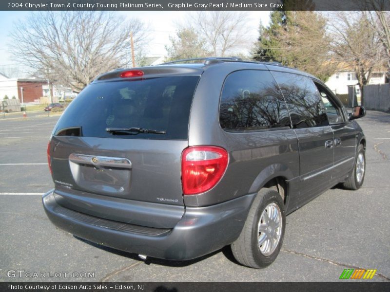 Graphite Gray Pearl / Medium Slate Gray 2004 Chrysler Town & Country Touring Platinum Series