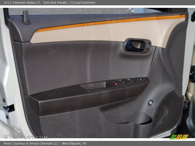 Gold Mist Metallic / Cocoa/Cashmere 2011 Chevrolet Malibu LT