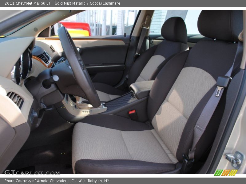 Gold Mist Metallic / Cocoa/Cashmere 2011 Chevrolet Malibu LT
