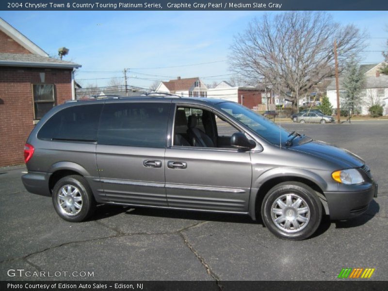 Graphite Gray Pearl / Medium Slate Gray 2004 Chrysler Town & Country Touring Platinum Series