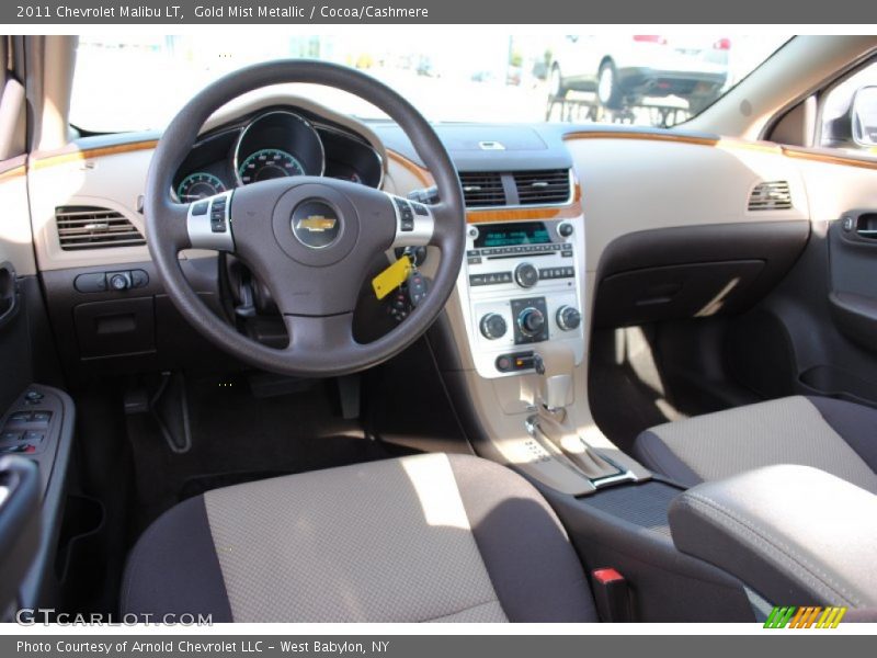 Gold Mist Metallic / Cocoa/Cashmere 2011 Chevrolet Malibu LT