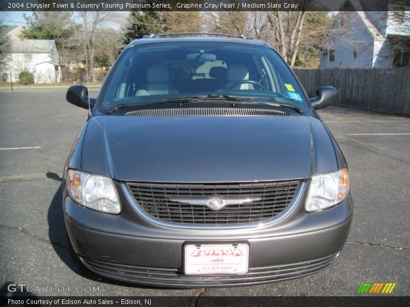 Graphite Gray Pearl / Medium Slate Gray 2004 Chrysler Town & Country Touring Platinum Series