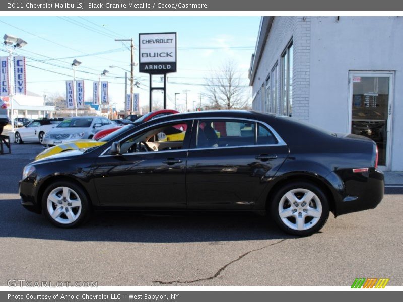 Black Granite Metallic / Cocoa/Cashmere 2011 Chevrolet Malibu LS