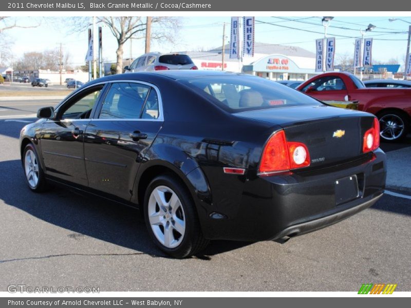 Black Granite Metallic / Cocoa/Cashmere 2011 Chevrolet Malibu LS
