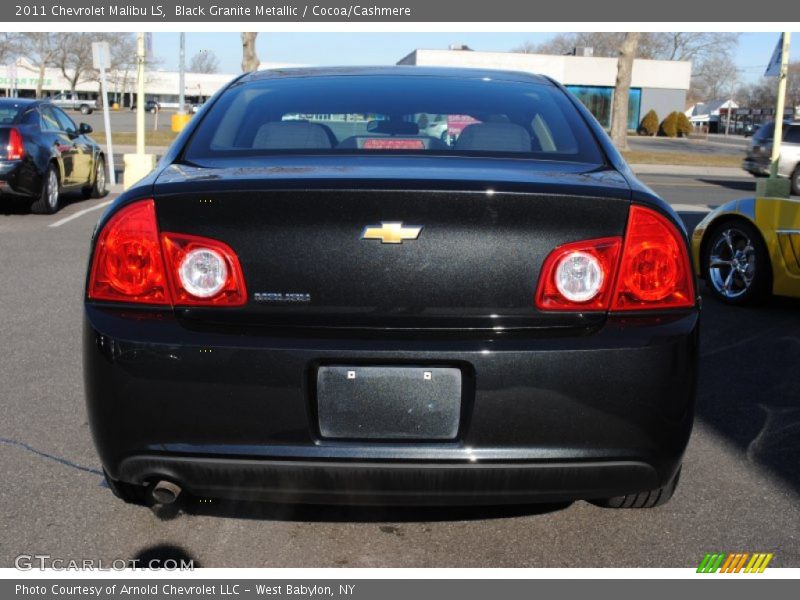 Black Granite Metallic / Cocoa/Cashmere 2011 Chevrolet Malibu LS