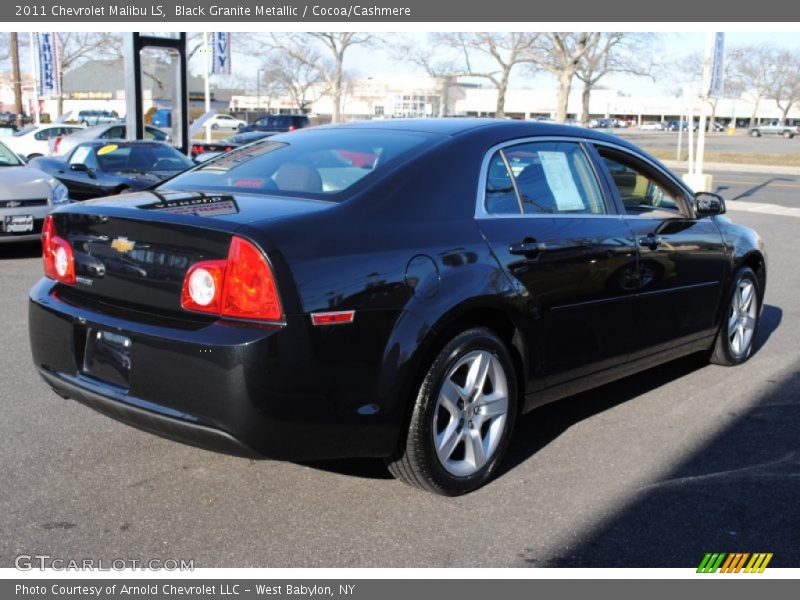 Black Granite Metallic / Cocoa/Cashmere 2011 Chevrolet Malibu LS