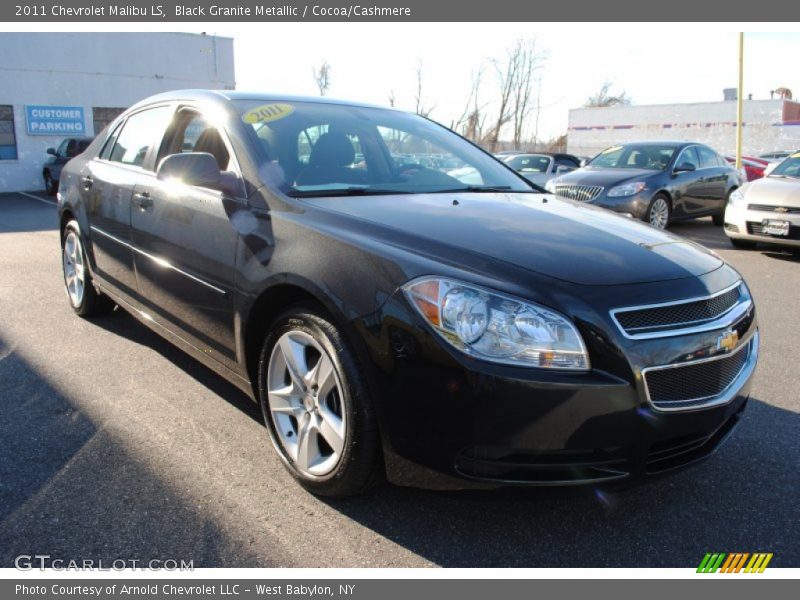 Black Granite Metallic / Cocoa/Cashmere 2011 Chevrolet Malibu LS