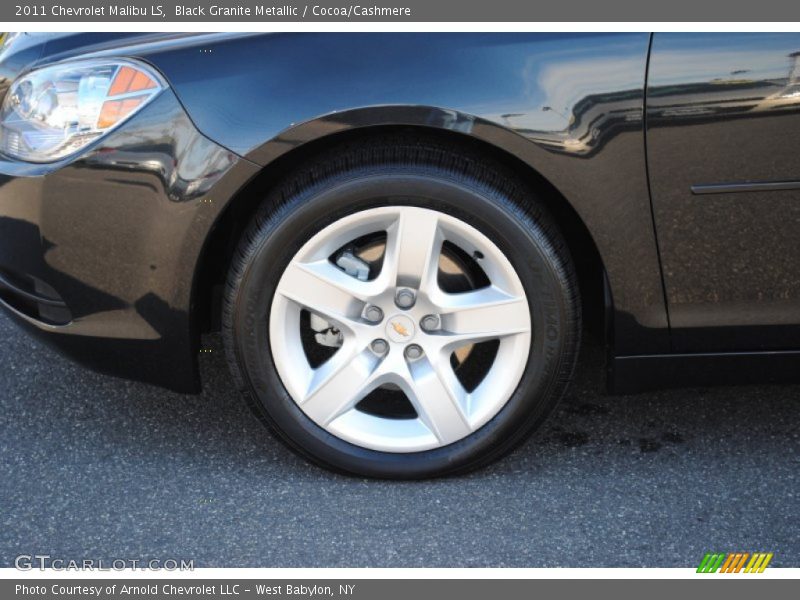 Black Granite Metallic / Cocoa/Cashmere 2011 Chevrolet Malibu LS