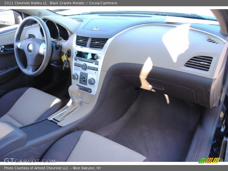 Black Granite Metallic / Cocoa/Cashmere 2011 Chevrolet Malibu LS