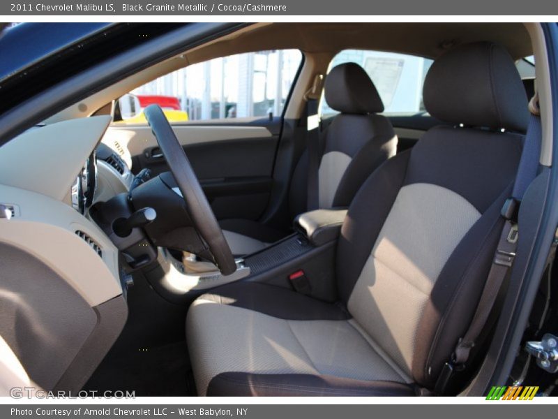 Black Granite Metallic / Cocoa/Cashmere 2011 Chevrolet Malibu LS