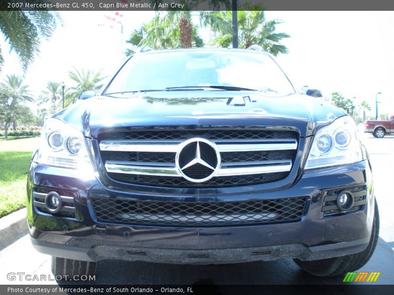 Capri Blue Metallic / Ash Grey 2007 Mercedes-Benz GL 450
