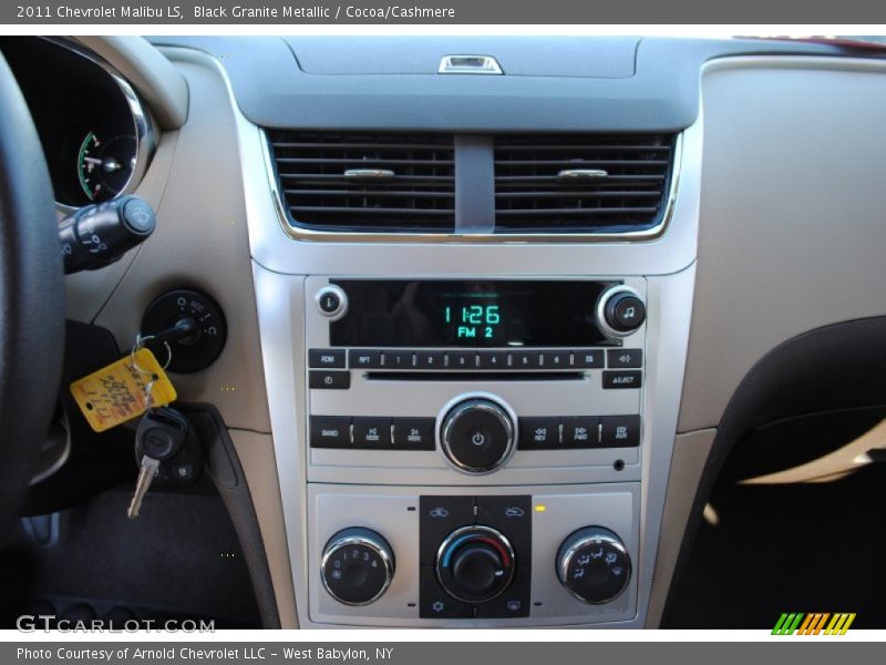 Black Granite Metallic / Cocoa/Cashmere 2011 Chevrolet Malibu LS