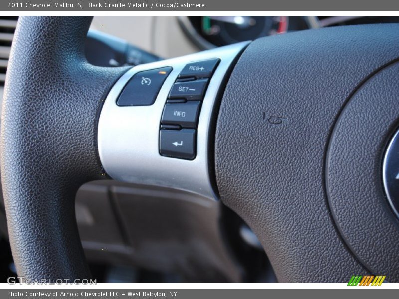 Black Granite Metallic / Cocoa/Cashmere 2011 Chevrolet Malibu LS