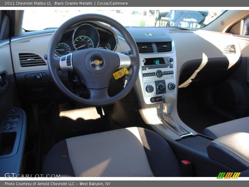 Black Granite Metallic / Cocoa/Cashmere 2011 Chevrolet Malibu LS