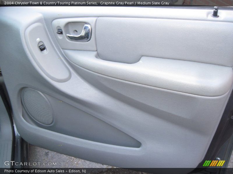 Graphite Gray Pearl / Medium Slate Gray 2004 Chrysler Town & Country Touring Platinum Series