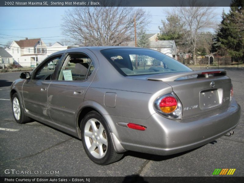 Sterling Mist Metallic / Black 2002 Nissan Maxima SE