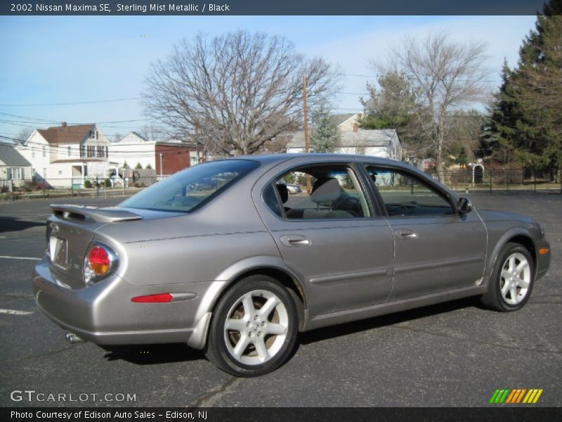 Sterling Mist Metallic / Black 2002 Nissan Maxima SE