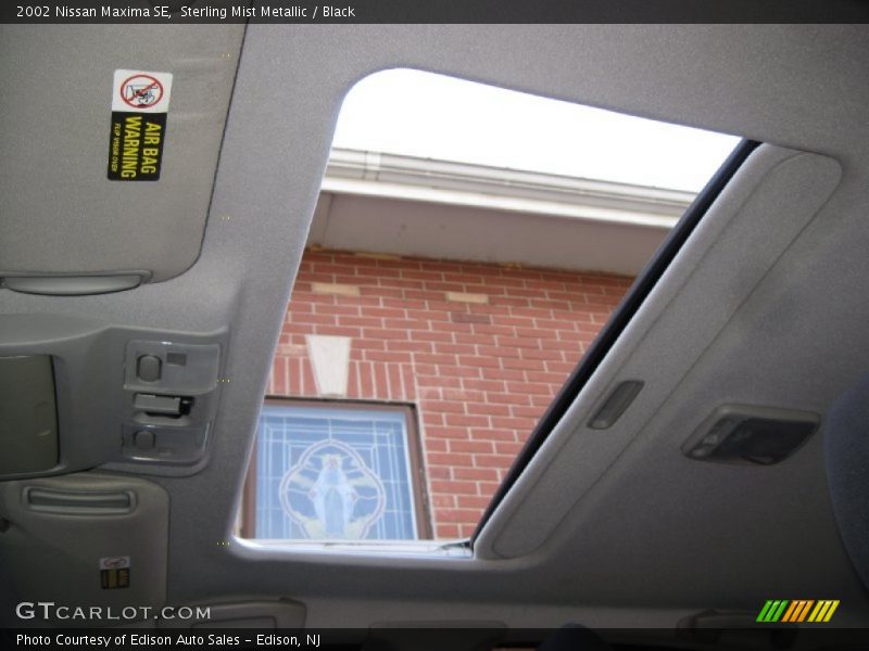 Sterling Mist Metallic / Black 2002 Nissan Maxima SE