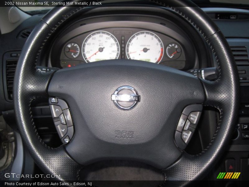 Sterling Mist Metallic / Black 2002 Nissan Maxima SE