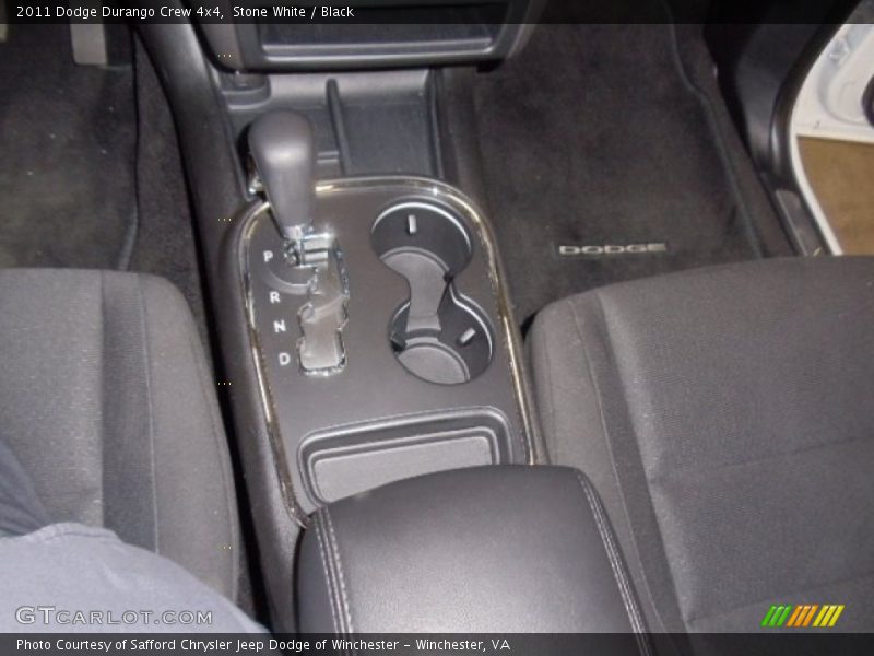 Stone White / Black 2011 Dodge Durango Crew 4x4