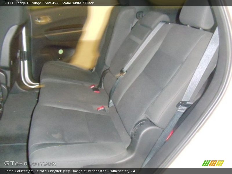 Stone White / Black 2011 Dodge Durango Crew 4x4