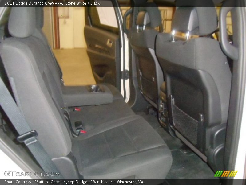 Stone White / Black 2011 Dodge Durango Crew 4x4