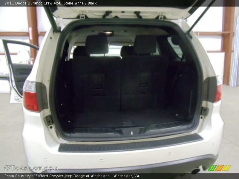 Stone White / Black 2011 Dodge Durango Crew 4x4