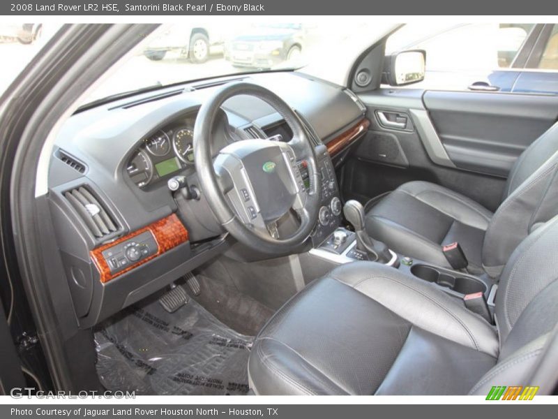 Santorini Black Pearl / Ebony Black 2008 Land Rover LR2 HSE