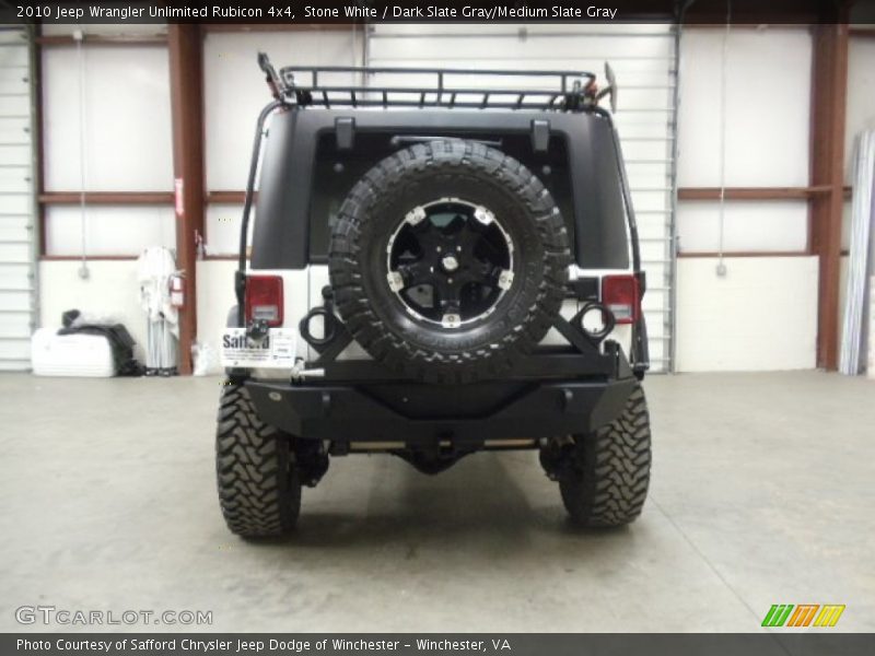 Stone White / Dark Slate Gray/Medium Slate Gray 2010 Jeep Wrangler Unlimited Rubicon 4x4
